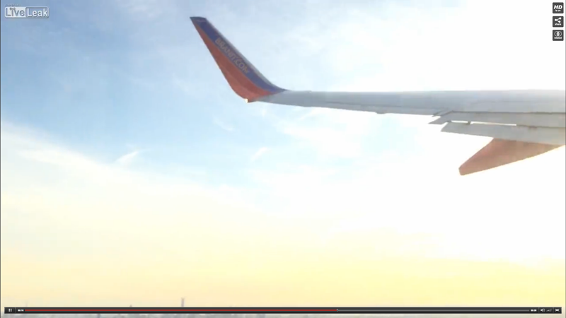 Illustration for article titled That Video Of A Drone Striking A Plane Wing Is Totally Fake